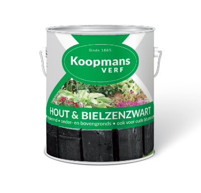 Koopmansverf Hout & Bielzenzwart